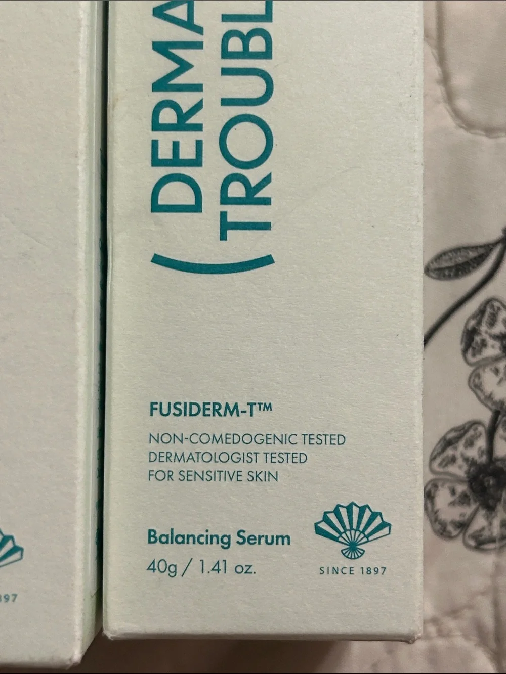 FUSIDYNE DERMA TROUBLE Balancing Toner & Serum NEW dermatologist Tested